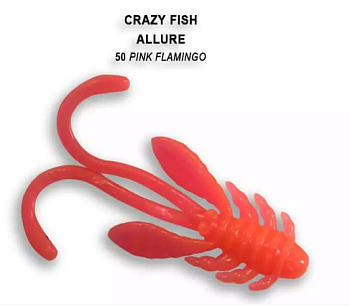 Приманка силиконовая Crazy Fish Allure 1.6'' 4см  (23-40-50-6)