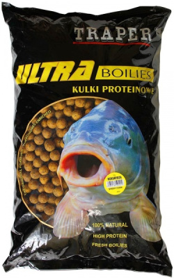 Бойлы Traper Ultra, 12mm, 500g, Kukurydza Бойлы Traper Ultra, 12mm, 500g, Kukurydza