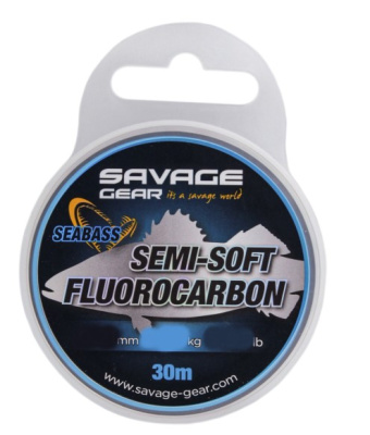 Флюорокарбон Savagear Semi Soft Seabass 30м
