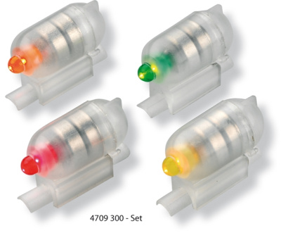 Сигнализатор поклевки SPRO Led-Set 4 цвета (зел,желт,оранж,гол) 5Blister