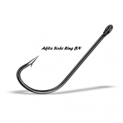 Крючки Gurza Akita Sode Ring BN, №14 (10шт) Крючки Gurza Akita Sode Ring BN, №14 (10шт)