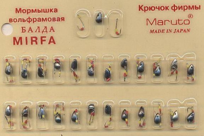 Мормышка MIRFA (БАЛДА) вольфрамовая