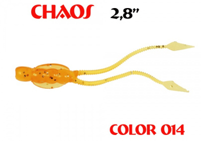 Приманка силиконовая AIKO Chaos, 2.8", 70mm (8шт)