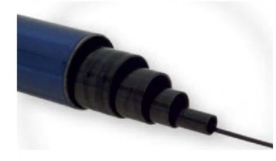 Удилище телескопическое без колец  Удилище телескопическое без колец