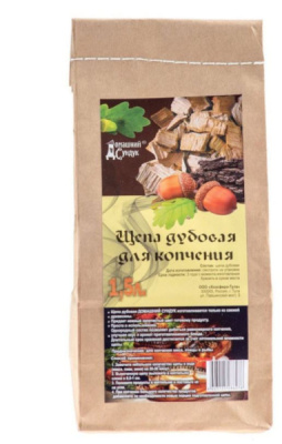 Щепа Домашний сундук для копчения Дубовая 1,5л Щепа Домашний сундук для копчения Дубовая 1,5л