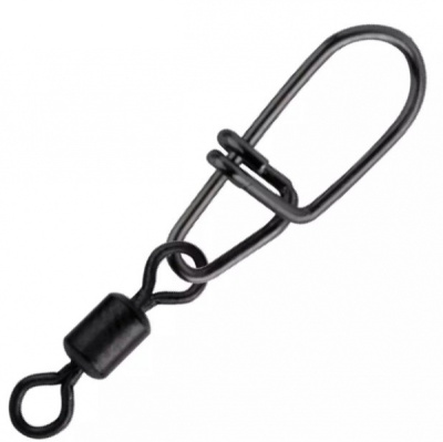 Вертлюг+застежка Spro Matt Black №2+7¶