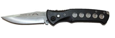 Нож складной Stainless черный в чехле