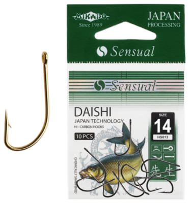 Крючок одинарный Mikado Sensual Daishi G №14