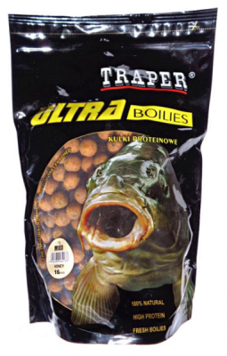 Бойлы Traper Ultra, 16mm, 500g, Miód Бойлы Traper Ultra, 16mm, 500g, Miód