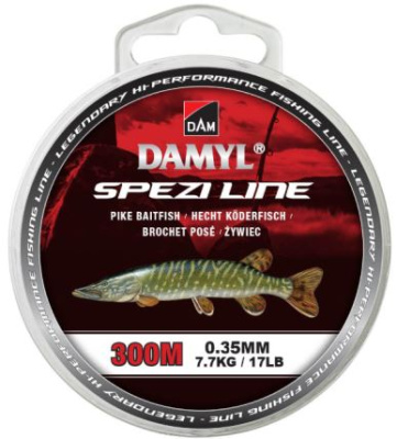 Леска Dam Damyl Spezi Line Pike Spin 0,35мм 300м¶