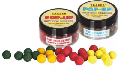 Бойлы Traper Method Feeder Duoco Pop-up Truskaw/Krem 8-10мм 30г