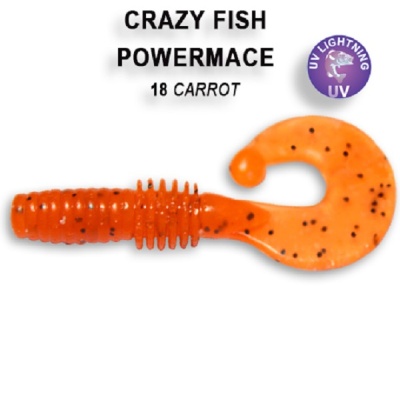 Приманка силиконовая Crazy Fish Power Mace, 4 см