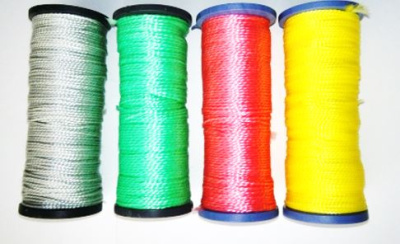 Нить в катушках цветная 300м