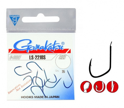 Крючки Gamakatsu LS-2210S, №20, Blue, (25шт) Крючки Gamakatsu LS-2210S, №20, Blue, (25шт)