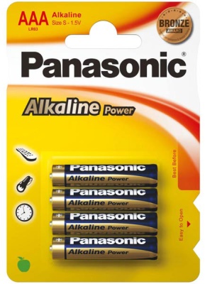 Батарейка PANASONIC LR03 Alkaline 