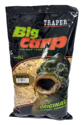 Прикормка Traper Big Carp, 1kg, Kukurydza