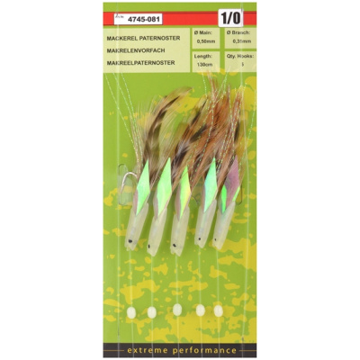 Система Spro 4745-081, 5HK Mackerel Baitfish Rig №1/0