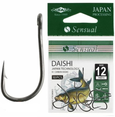 Крючок одинарный Mikado Sensual Daishi BN №12 Крючок одинарный Mikado Sensual Daishi BN №12