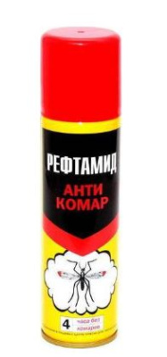 Репеллент Рефтамид Антикомар 145мл Репеллент Рефтамид Антикомар 145мл