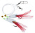 Система морская Jaxon Cod Rig White-Red 14см