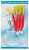 Подвеска морская Mikado Hair Tube Rig Red/Yellow №3/0 