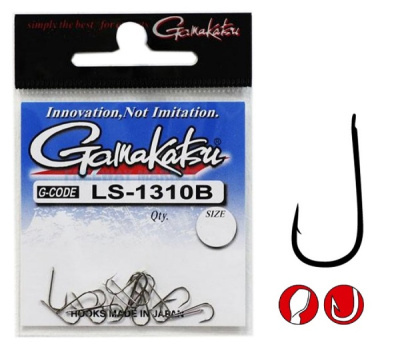 Крючки Gamakatsu LS-1310B, N/L, №14, Brown, (18шт) Крючки Gamakatsu LS-1310B, N/L, №14, Brown, (18шт)