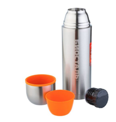 Термос Biostal-Спорт 1,0л c узким горлом и дополнительной чашкой (1)