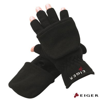 Перчатки Eiger Fleece Gloves Combi Black, M (14518) Перчатки Eiger Fleece Gloves Combi Black, M (14518)