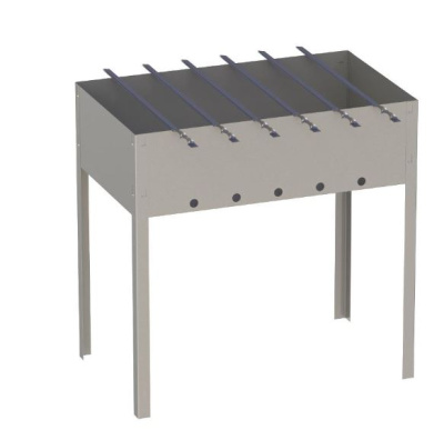 Мангал Helios Light сборный 400*240*400мм сталь 0,4мм с 6 шампурами Мангал Helios Light сборный 400*240*400мм сталь 0,4мм с 6 шампурами