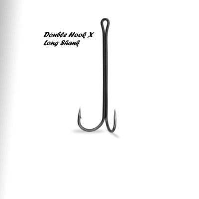 Двойник Gurza Double Hook X Long Shank, №8 (4шт) Двойник Gurza Double Hook X Long Shank, №8 (4шт)