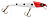Воблер Spro PC Bigeye Minnow 9cm - 9gr, Red Head, (4399-072)