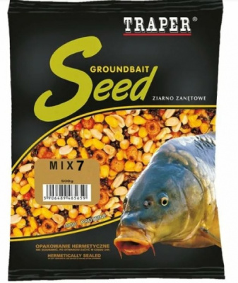 Приманка Traper Ziarno, 500g, Mix 7