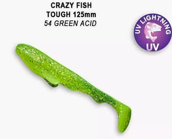 Приманка силиконовая Crazy Fish Tough 5'' 12,5см (28-125-54-6)