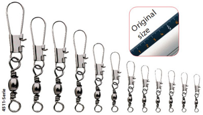 Вертлюг с карабином Spro 4511 №22