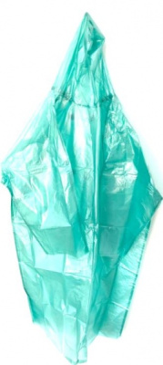 Плащ дождевой на липучке тонкий полиэтиленовый Плащ дождевой на липучке тонкий полиэтиленовый
