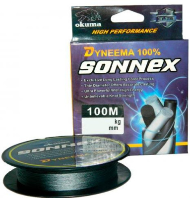 Плетеный шнур Okuma Sonnex 150м Плетеный шнур Okuma Sonnex 150м