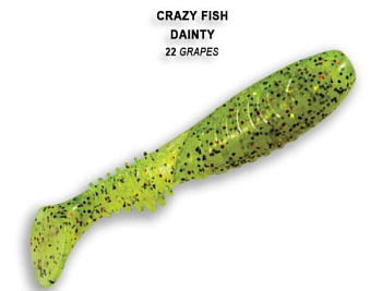 Приманка силиконовая Crazy Fish Dainty 3.3'' 8,5 см (25-85-22-6)
