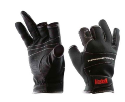 Перчатки спиннингиста Alaskan трехпалые Перчатки спиннингиста Alaskan трехпалые