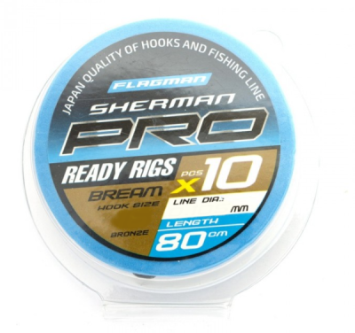 Поводок Flagman Sherman Pro Bream Ready Rigs 80см