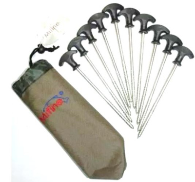 Колышки Mifine для зимней палатки, ввертыш металлический¶ Колышки Mifine для зимней палатки, ввертыш металлический¶