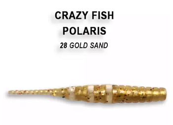 Приманка силиконовая Crazy Fish Polaris 1.8" 4,5см  (5-45-28-6)