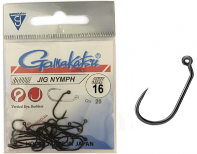 Крючок одинарный Gamakatsu Nymph Jig BL №16