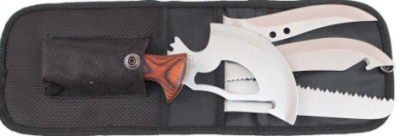 Набор туристический Следопыт (пила, топор, нож) в чехле¶ Набор туристический Следопыт (пила, топор, нож) в чехле¶