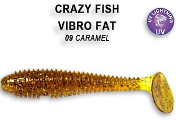 Приманка силиконовая Crazy Fish Vibro Fat 2.7" 7,1см  (1-71-9-6)