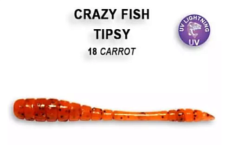 Приманка силиконовая Crazy Fish Tipsy 2" 5см  (9-50-18-6)