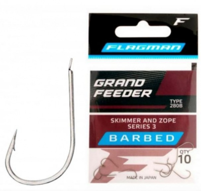 Крючок одинарный Flagman Grand Feeder Skimmer And Zope Series 3