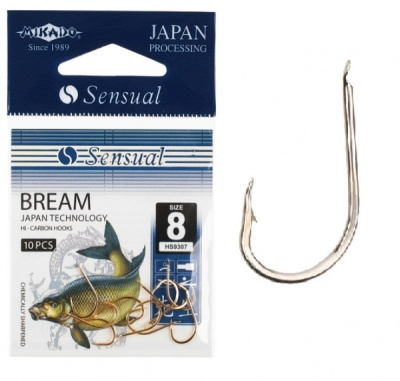 Крючки Mikado Sensual Bream, №14 NI (10шт) Крючки Mikado Sensual Bream, №14 NI (10шт)