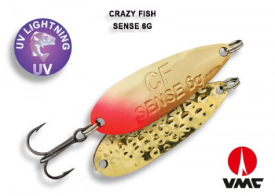 Блесна колеблющаяся Crazy Fish Sense 6 г Блесна колеблющаяся Crazy Fish Sense 6 г