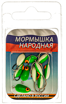 Мормышка фосфорная Lumicom №6 (№10, Green)