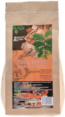 Щепа Домашний сундук для копчения Буковая 1,5л Щепа Домашний сундук для копчения Буковая 1,5л